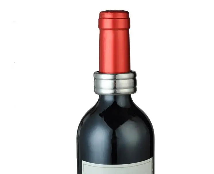 

500pcs/lot DHL Fedex shipping Stainless Steel Wine Bottle Drop Proof Stop Ring Pratical Bottle Liquid Pour Stop Drop Tool