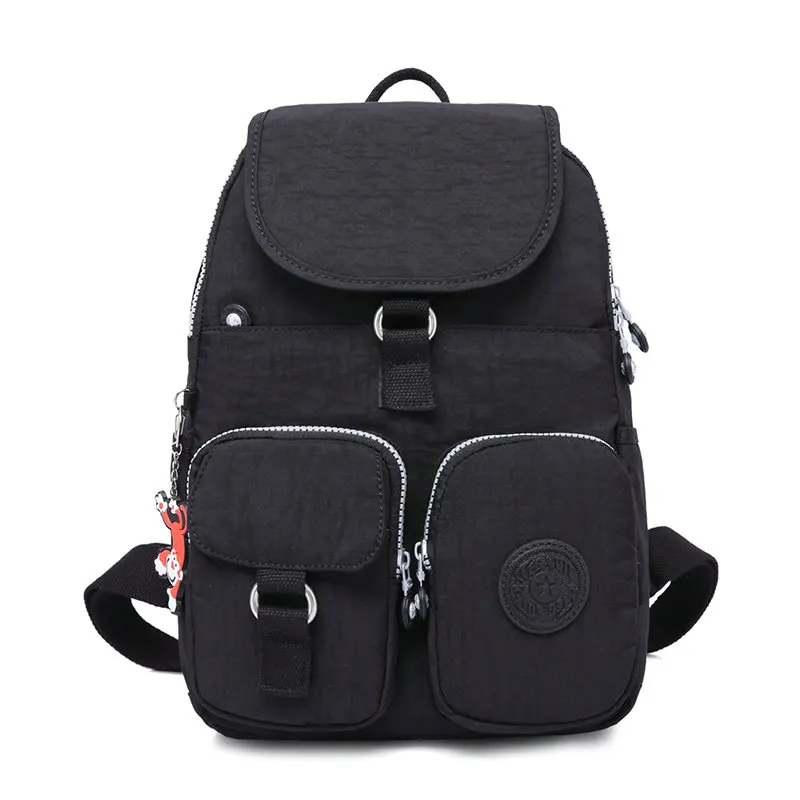 Черный TEGAOTE, школьный рюкзак для девочек-подростков, Mochila, женские рюкзаки, нейлон, водонепроницаемый, Повседневный, для ноутбука, рюкзак, женский, Sac A Dos - Цвет: Черный