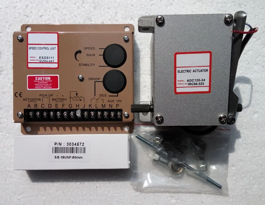 Электронный комплект регулятора ESD5111 серии регулятор скорости с генератор