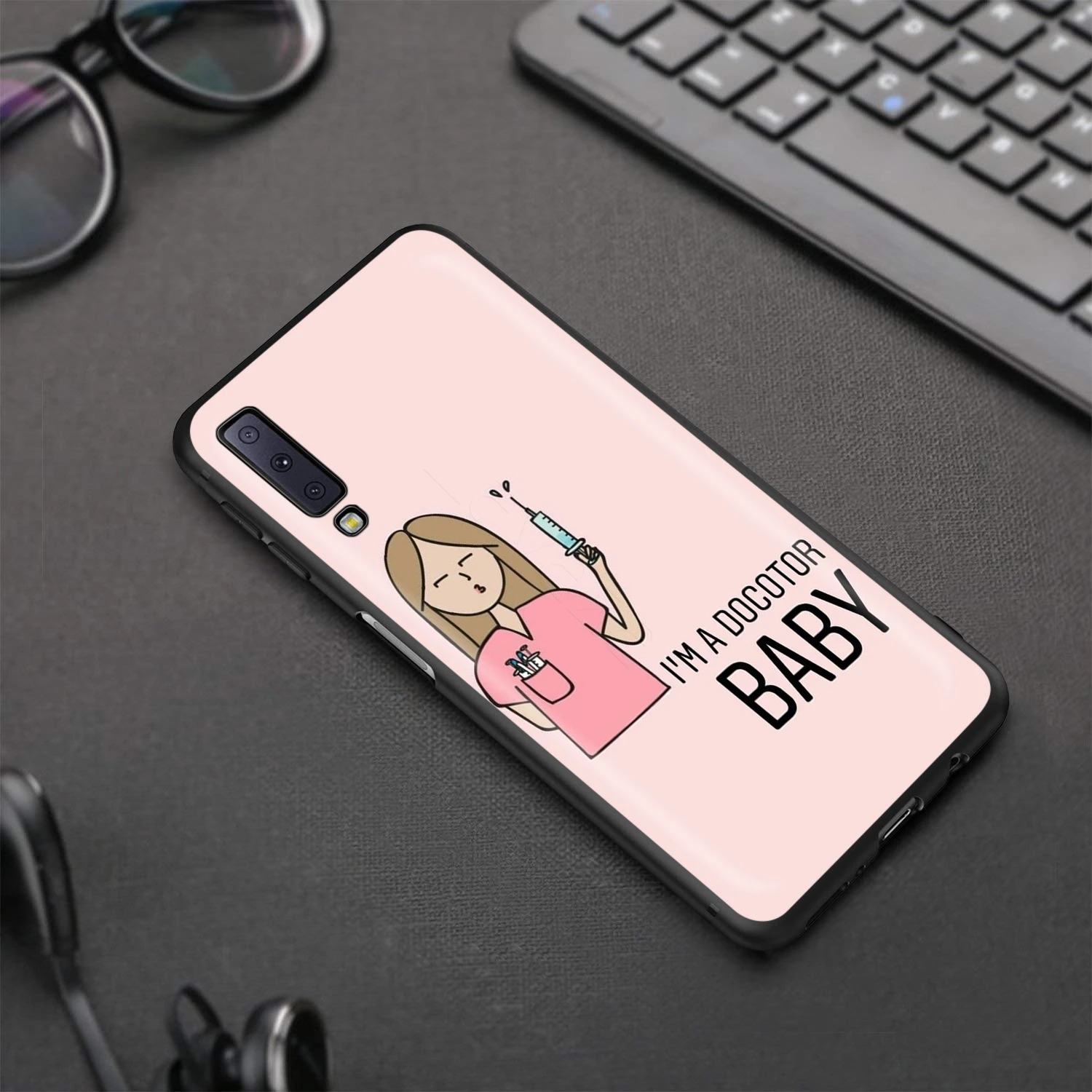 Милый чехол для медсестер врачей стоматологов Samsung Galaxy J6 A9 A8 A7 A70 A6 A5 A50 A40 A30 A3 A10 A51 A71