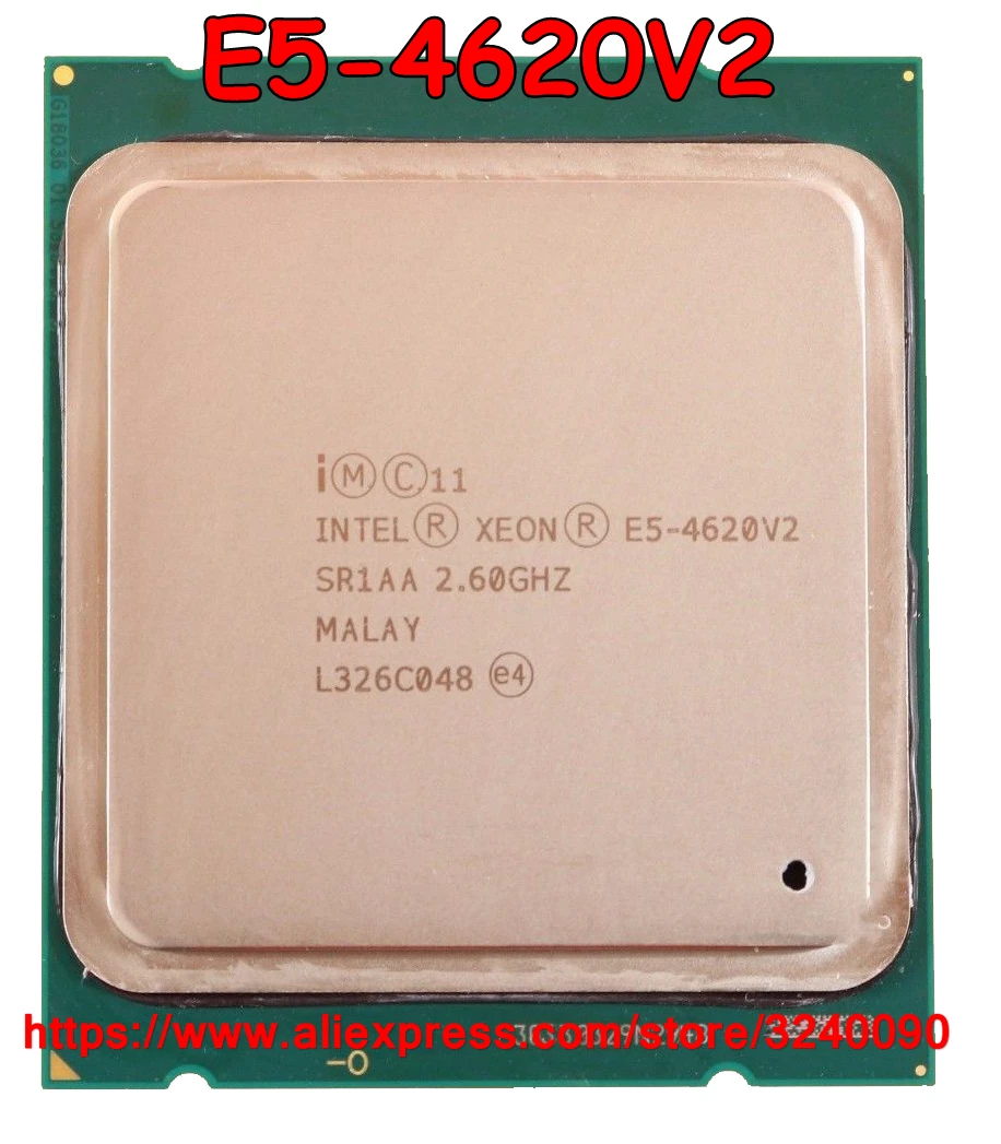 Intel Xeon E5-4620V2 CPU 2.60GHz 8-Core 20M LGA2011 E5 4620V2 4620 V2 processor free shipping | Компьютеры и офис