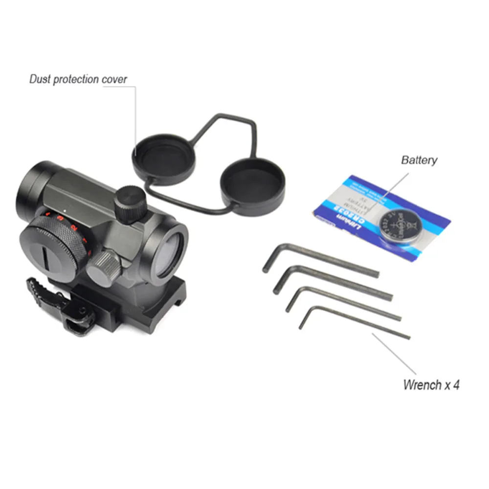 Тактический оптический прицел с подсветкой электрический зеленый и красный