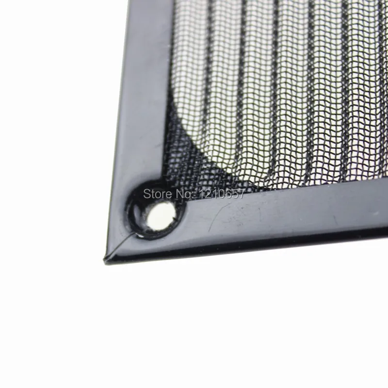 Алюминиевый пылезащищенный фильтр черная сетка 120 мм 1 шт.|fan header|mesh maskmesh ring |