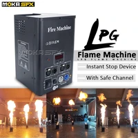 moka sfx hot sale lpg flame projector dmx stage fire flame machine instant stop device stage flame thrower for indoor events