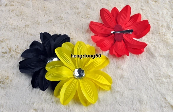 New13pcs 5" crystal Tropical Lily hair flower Clip Bow Lady Head baby gril gift free shipping | Детская одежда и обувь