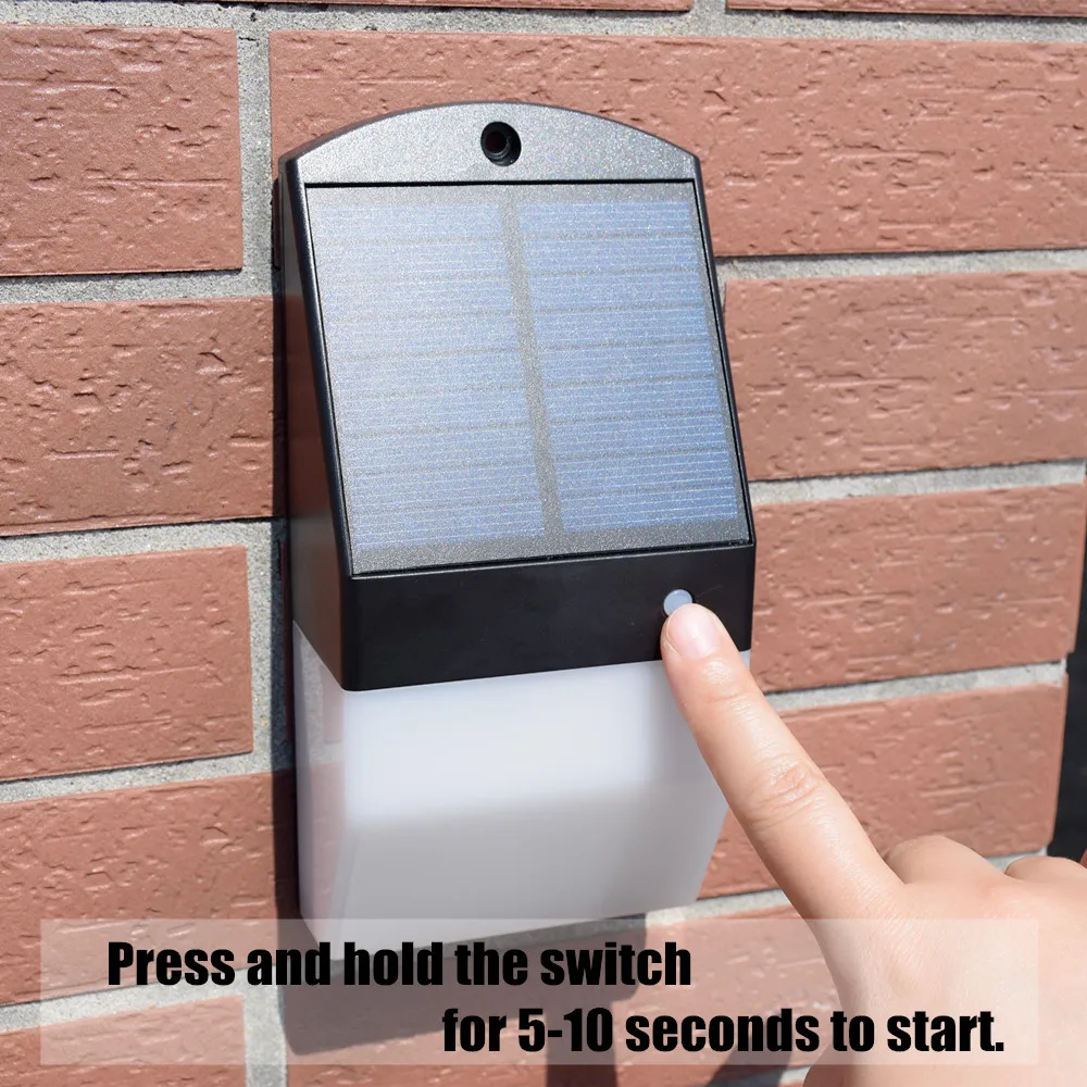 Беспроводной настенный светильник солнечный 25 светодиодный с радар движения