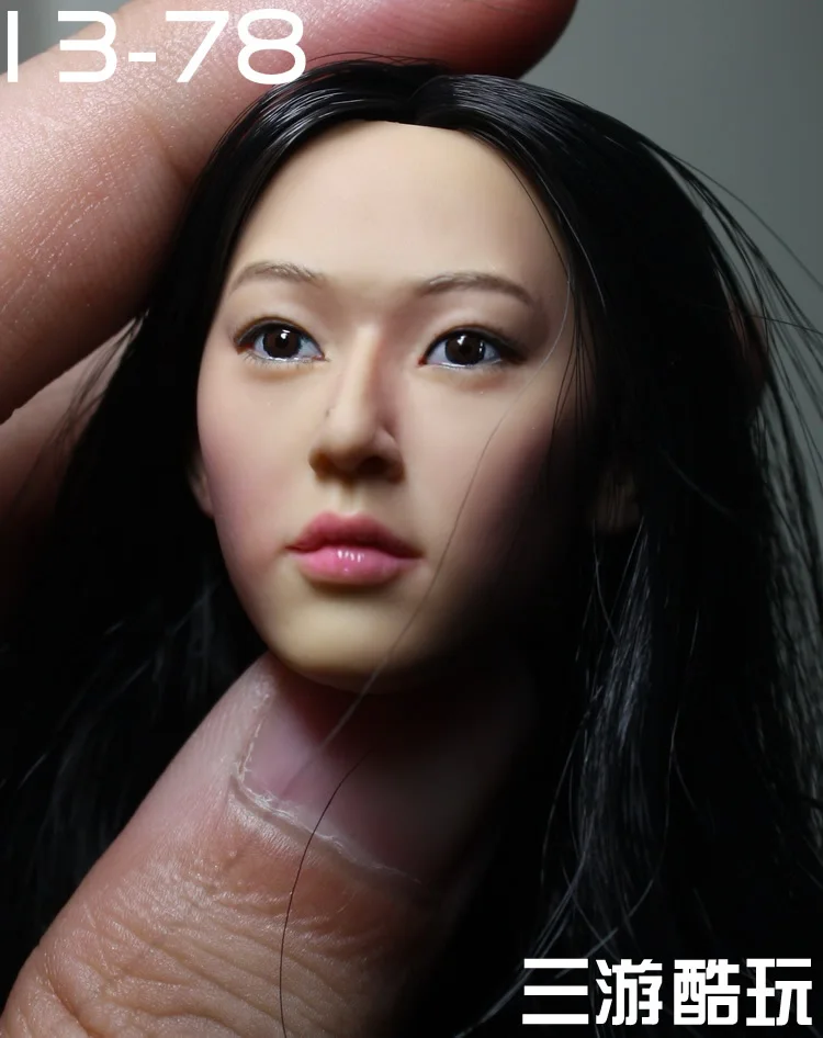 1/6 фигура куклы аксессуары в Корейском стиле Красота headsculpt Jun Ji-hyun форме головы
