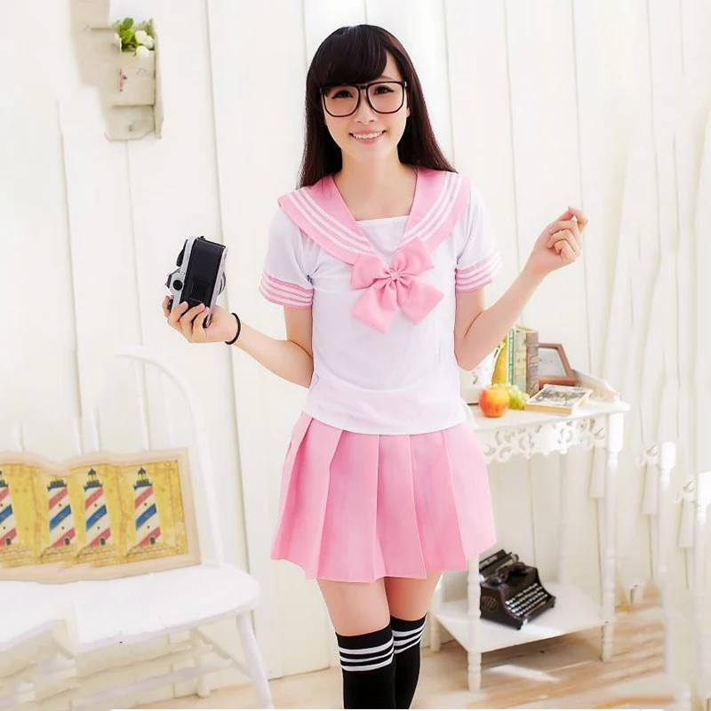 Новинка 2017 японская школьная форма Wewey сексуальное женское платье из аниме для