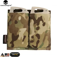 emersongear 5 56 double m4 pouch airsoft magazine pouch molle mag pouch combat multicam hunting accessories em2387