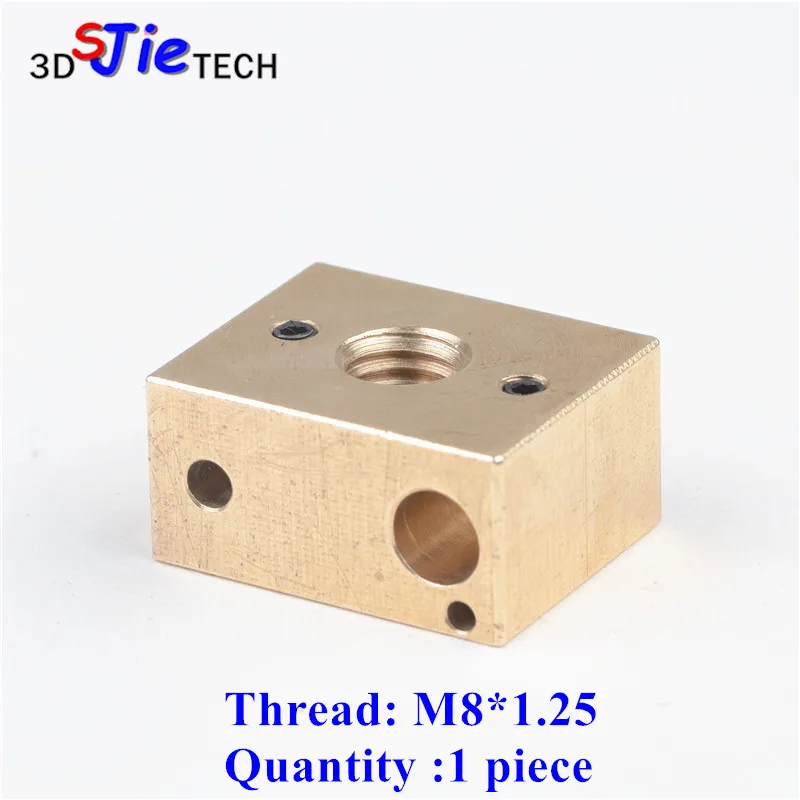 New copper heating block thread M8*1.25 high temperature heater PT100 type 3D printer parts | Компьютеры и офис