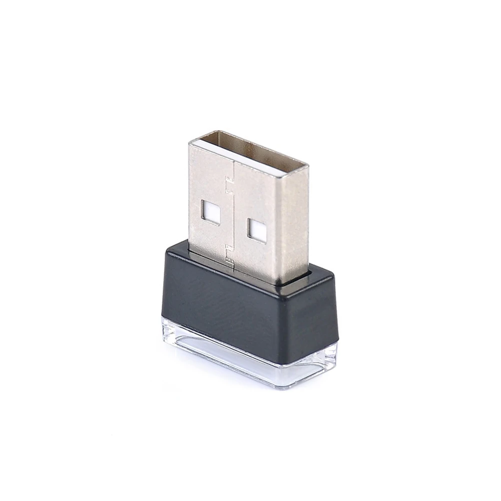 ПК мини беспроводной светодиодный Автомобильный свет авто интерьер USB Атмосфера свет Plug and Play Декор лампа Аварийное освещение авто продукты