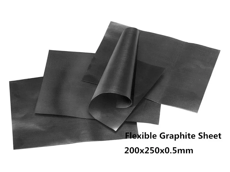 200x250x0 5 мм Гибкая графитовая бумага 2 шт. для между IC и радиатором графитовый лист | Прокладки -32236064225