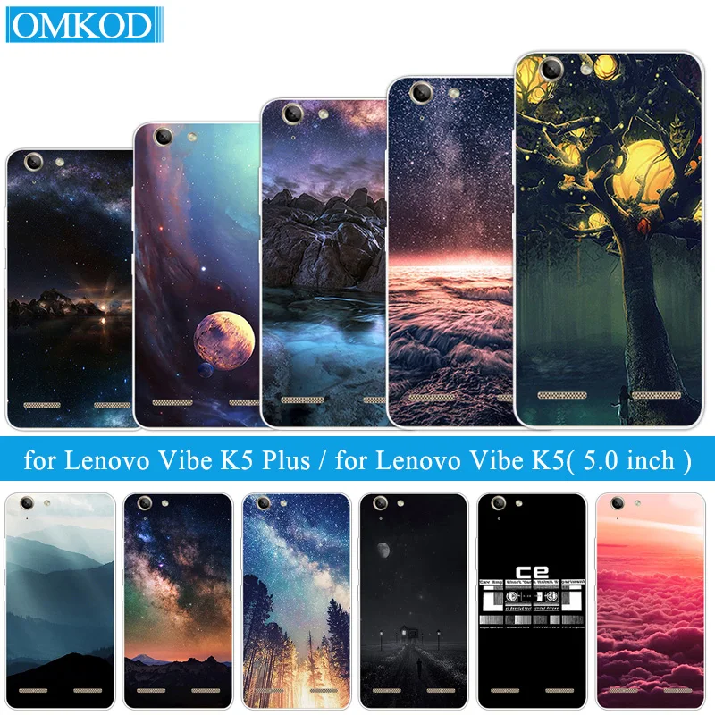 Мягкий чехол из ТПУ Для Lenovo Vibe K5 Plus силиконовый для A6020/A6020a46/Lemon 3 звездное небо