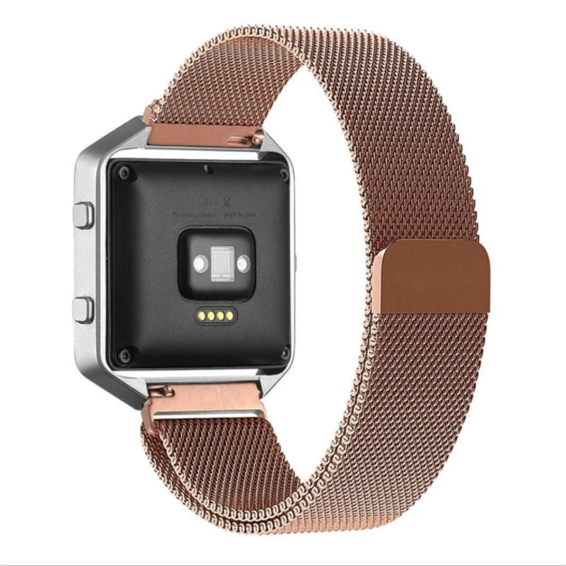 Milanese Loop Watch Band нержавеющая сталь Магнитная застежка Браслет для Fitbit Blaze Смарт