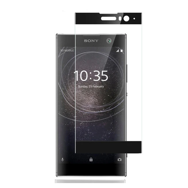 9H полное покрытие Точная Взрывозащищенная защитная пленка для экрана Sony Xperia XA2
