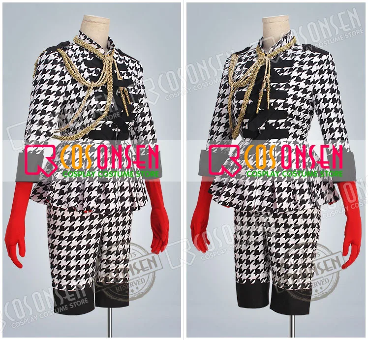 Черный Дворецкий Ciel Phantomhive рисунок птицы веер искусство Checker платье Косплей Костюм взрослый Косплей ONSEN костюм