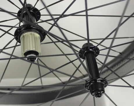 Carbon tubular dimple wheelset 80mm U shape clincher 25mm width road bike wheel toray T800 carbon weave UD OEM decal offer | Спорт и