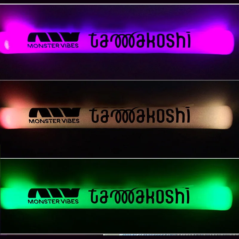 

100/150pcs Glow Stick With Customized Logo Cheering Glow Stick LED Light Up Foam Stick For Wedding Birthday Party Supplies New
