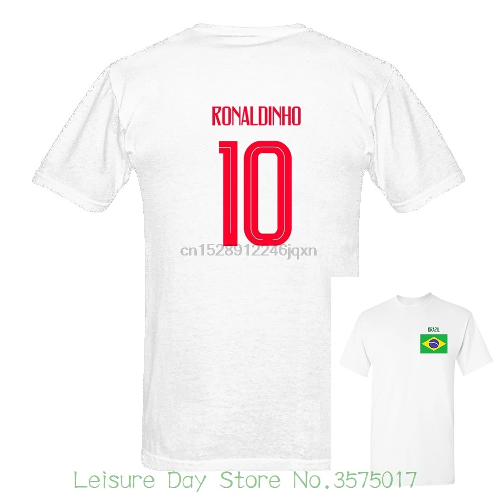 Новинка 2018 года Бразилия Ronaldinho номер 10 Чемпионат мира по футболу в России цветов