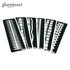 6 шт. маленький дизайн браслета хна трафарет для татуировки цветной рисунок веревка рисунок для женщин и мужчин краска для тела художественный трафарет татуировки S600 #06