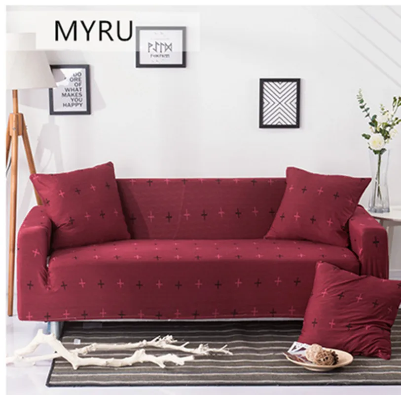 

Europe Geometric Sofa Slipcovers Tight Wrap All-inclusive Slip-resistant Elastic Cubre Sofa Towel Corner Sofa Cover Couch Cover