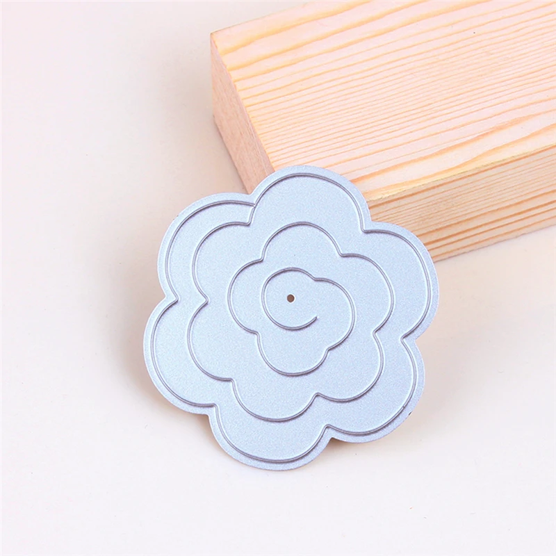 Рамка цветы металлические режущие штампы трафареты для DIY скрапбукинга бумажные