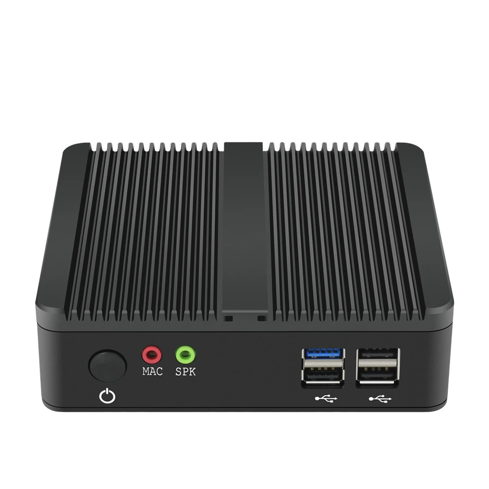 XCY мини ПК Intel Celeron J1900 Quad-Core Безвентиляторный мини ПК микро настольных ПК HTPC HDMI VGA Wi-Fi Dual LAN 4xusb Windows 10 Win 8 Win 7
