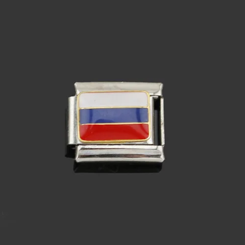 Hapiship, новинка, 9 мм, ширина,, Дейзи, я люблю мир, Национальный флаг, итальянский шарм, подходит для браслета, нержавеющая сталь, изготовление ювелирных изделий, DJ048
