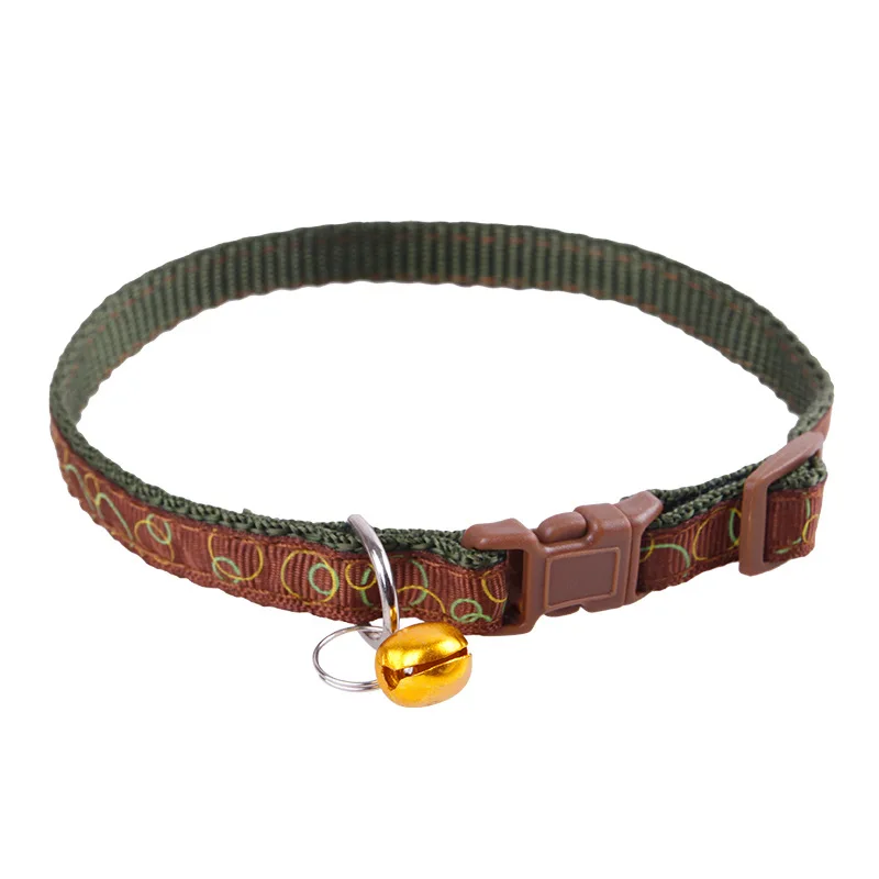 Пояс кушак маленький колокольчик Нейлон Quick Release милый щенок собаки кошки
