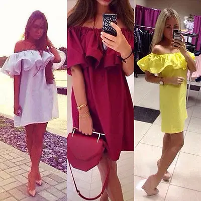 Оборки 2017 Лето Осень Модная женская одежда повседневное свободное Хлопковое