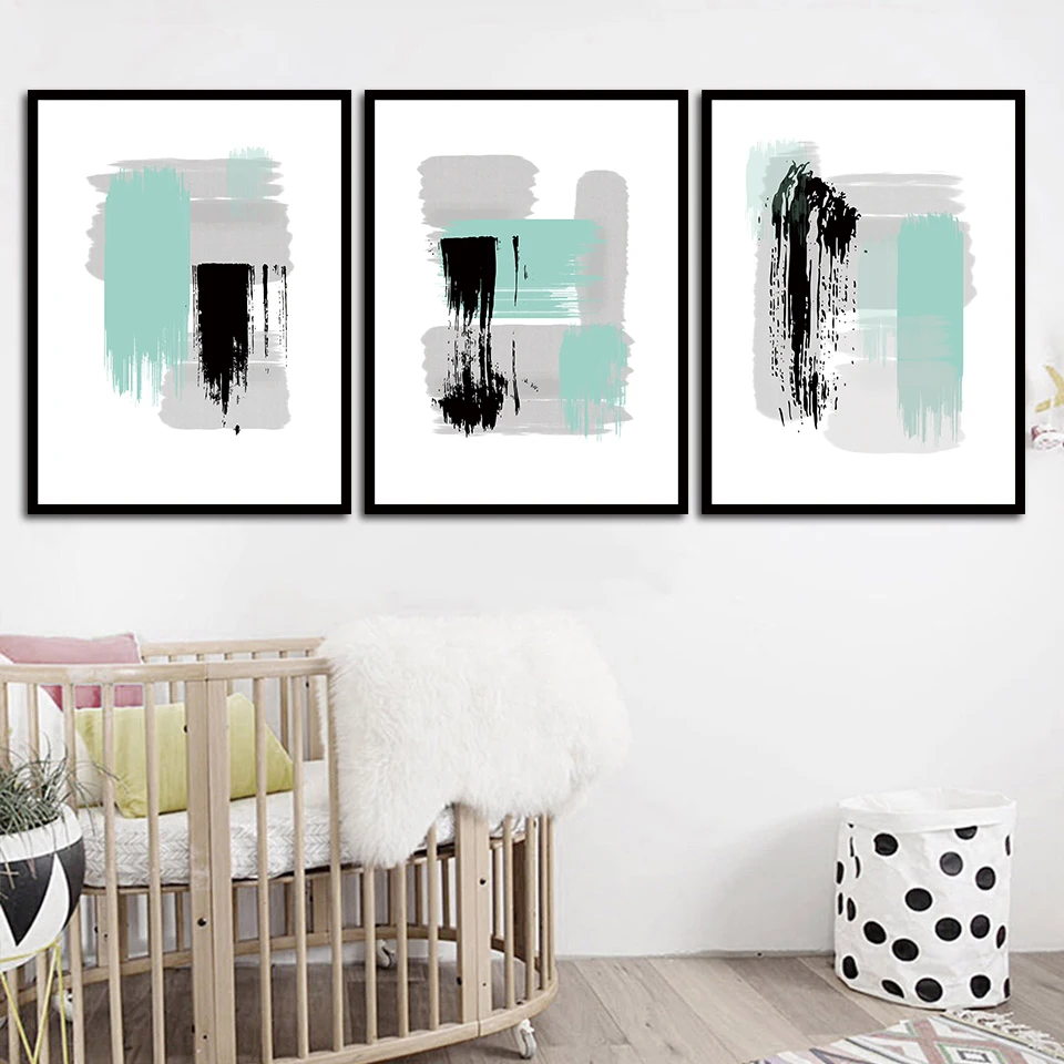 Скандинавская Минималистичная абстрактная линия Художественная печать плакат