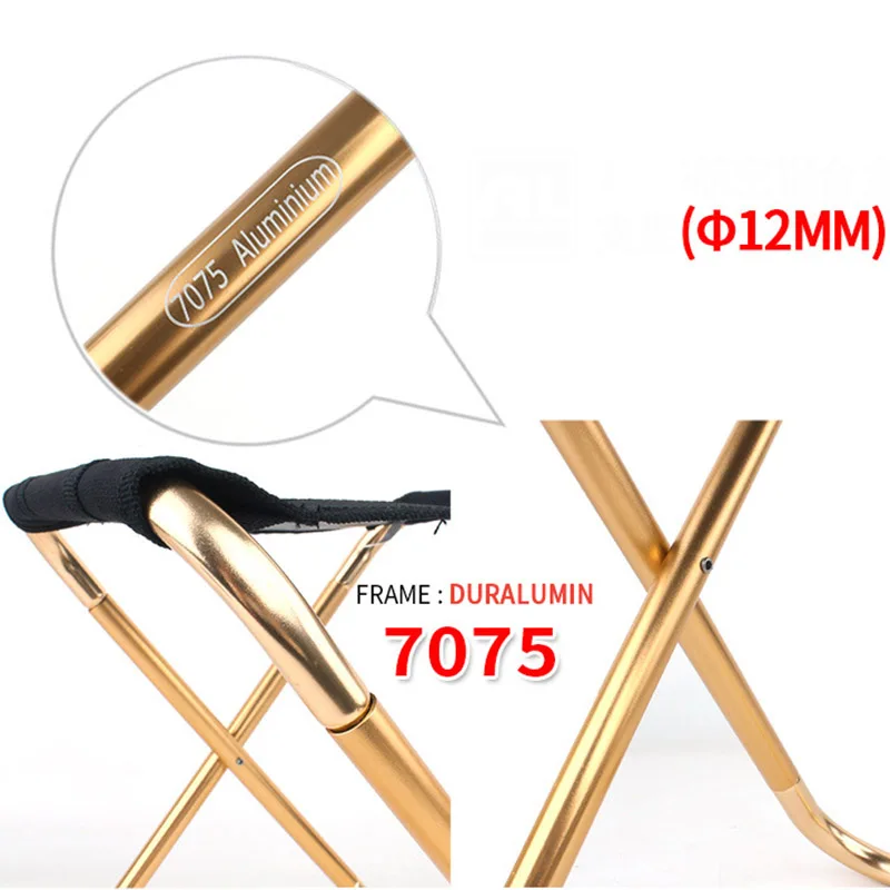 Стул складной для кемпинга и рыбалки с чехлом | Спорт развлечения