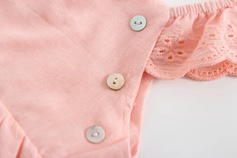 Humor Bear European And American Style Summer New Girl Baby Ha Ha Dress Cotton Triangle Embroidery Romper Baby Girls Clothes