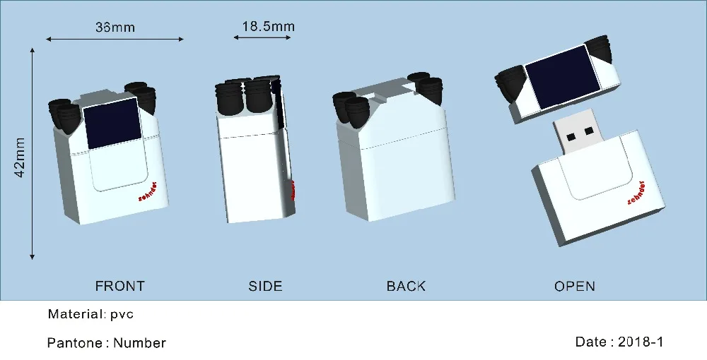 ПВХ usb флеш накопитель 3D 2D 4 ГБ 8 16 32 диск (100 шт. может создать вашу индивидуальную