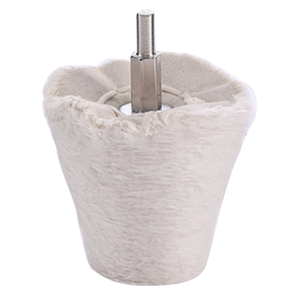 

4x 1/4" Shank Rotary Tool Polishing Mop Buffing Wheel Polish Pad Polisher Drill White