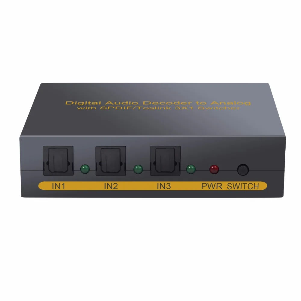 Neoteck цифровой аналоговый декодер оптический SPDIF Toslink к RCA 3 5 мм с оптическим