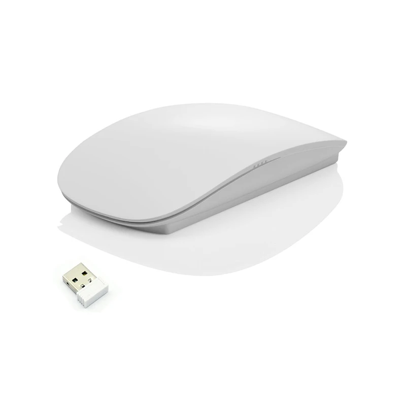 Ультратонкая Бесшумная USB Беспроводная оптическая мышь P 823 для Apple Mac PC Microsoft