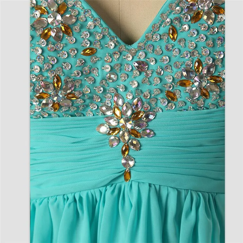Бирюзовый зеленый ампир Vestidos Femininos Vestido De Festa новое длинное вечернее бальное