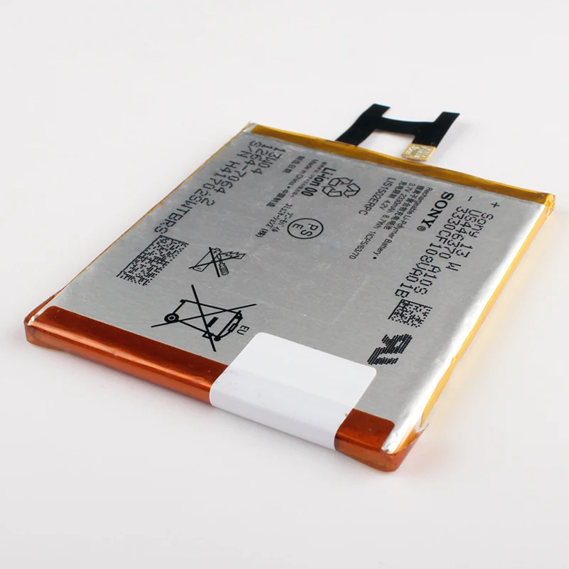 Оригинальный аккумулятор Sony высокой емкости для телефона sony Xperia Z L36h LTE C6602 C6603 L36i