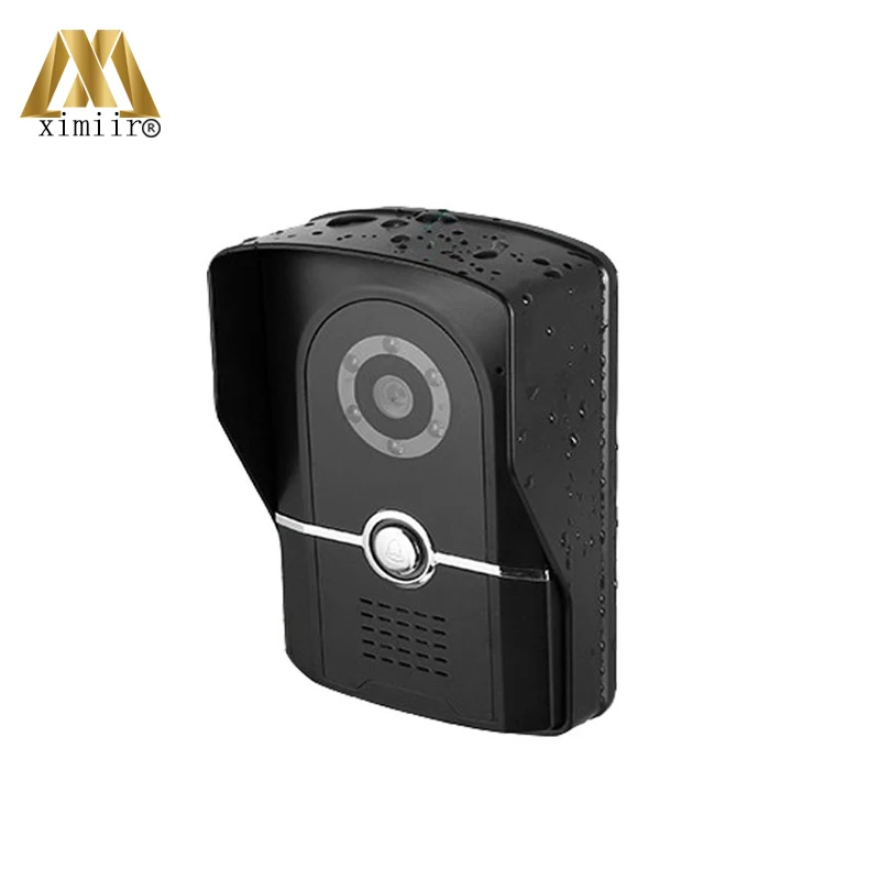 

Original 7" TFT color LCD video doorphone one to one intercom system video door bell with night vision IR camera 806FG11