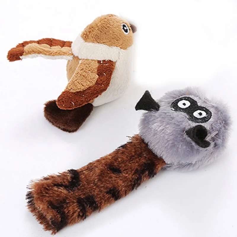 Игрушки для домашних животных кошек котят маленький медведь кролик плюшевая