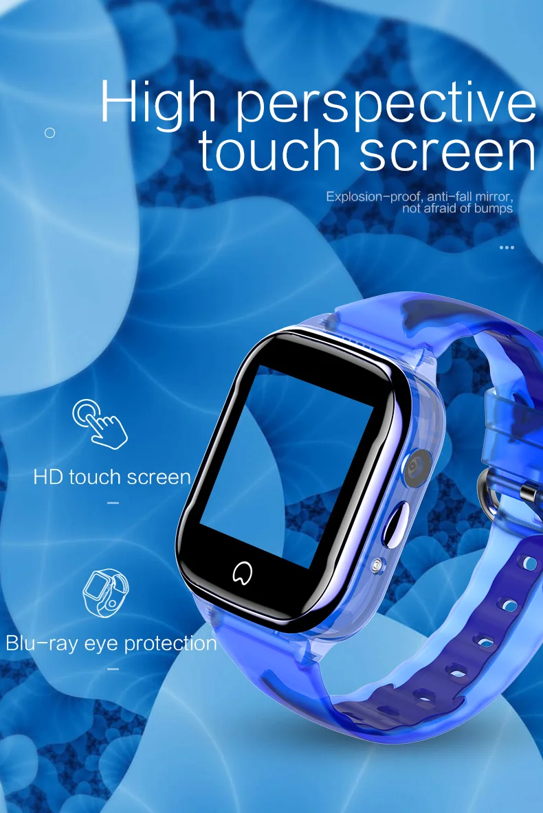 Детские умные часы gps Smartwatch IP67 водонепроницаемые умные часы дети анти-потеря Детские умные часы время Дети gps часы трекер
