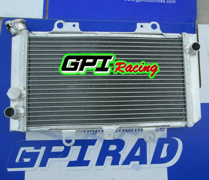 GPI алюминиевый гоночный радиатор для квадроцикла YAMAHA Гризли 660 4x4 YFM660 2002-08 2003 2004 2005