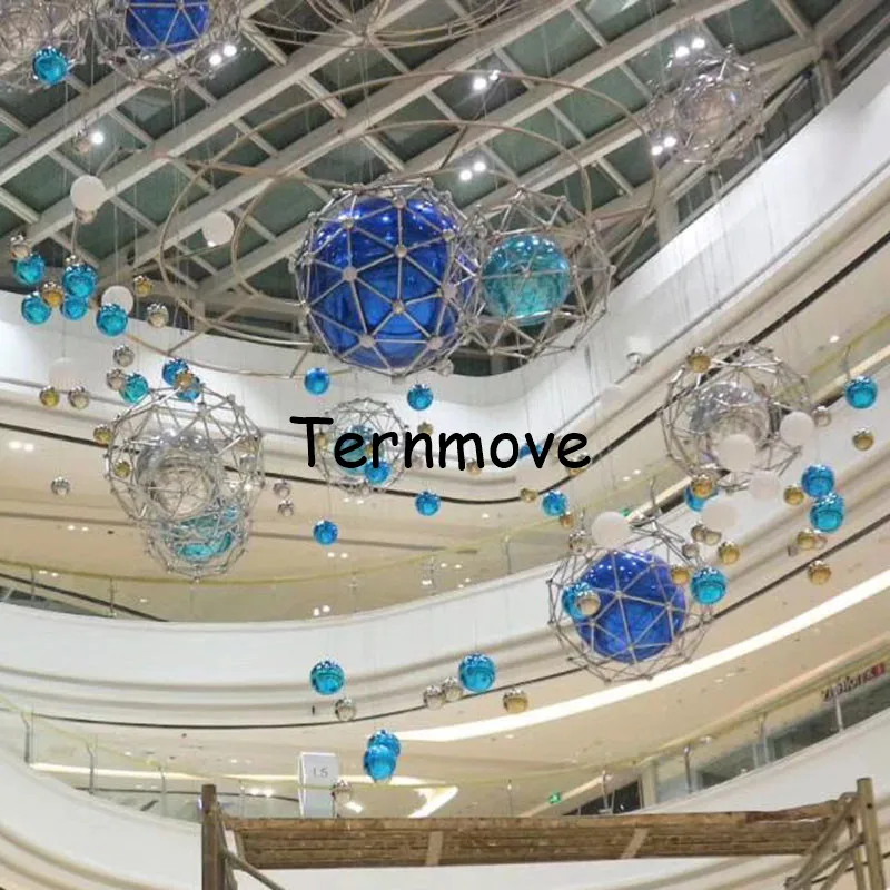 black mirror ball for fashion show decoration pvc mirror ball Giant inflatable silver gold red blue green human balloon