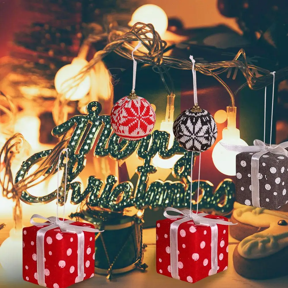 2019 веселые рождественские украшения в горошек тканевые Мультяшные подвесные