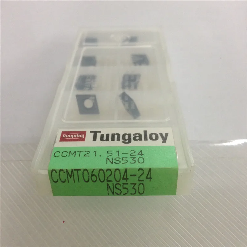 

CCMT060204-24 NS530 100% Original TUNGALOY carbide insert with the best quality 10pcs/lot free shipping