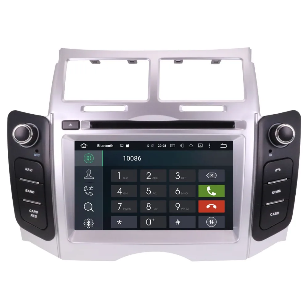 2din Android 8 1 автомобильный стерео радио головное устройство gps для Toyota Yaris 2005 2006 2007 2008