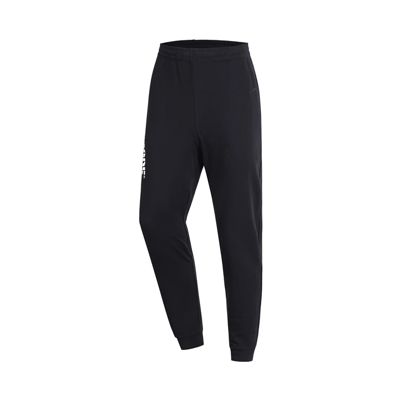 Li-Ning мужские баскетбольные спортивные штаны BAD FIVE, 88% хлопок, 12% полиэстер, обычная посадка, спортивные штаны AKLP011 MKY457 - Цвет: AKLP011-1H