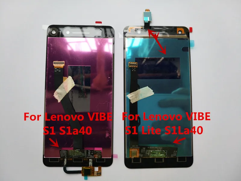 100% Протестировано оригинал для lenovo VIBE S1 Lite ЖК дисплей с сенсорным экраном