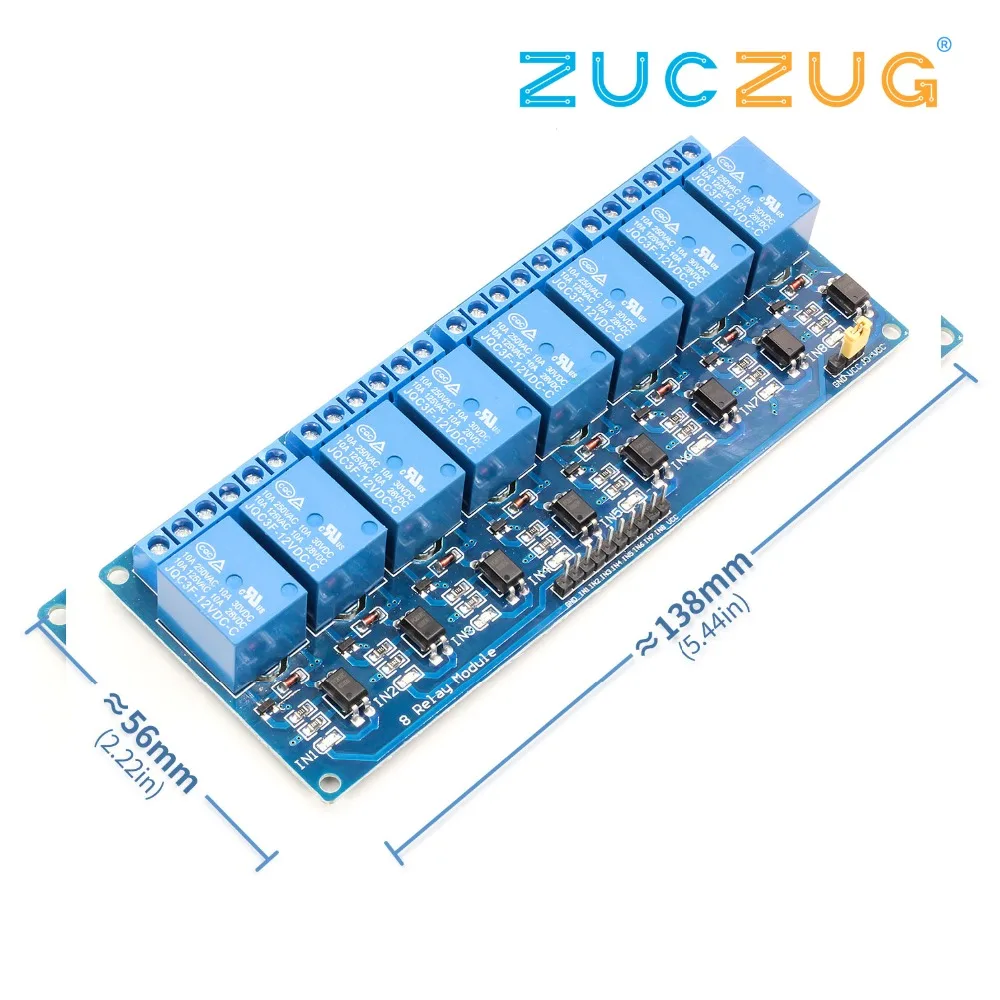 8 канальный сетевой видеорегистратор реле контрольная панель модуля 12V низкого